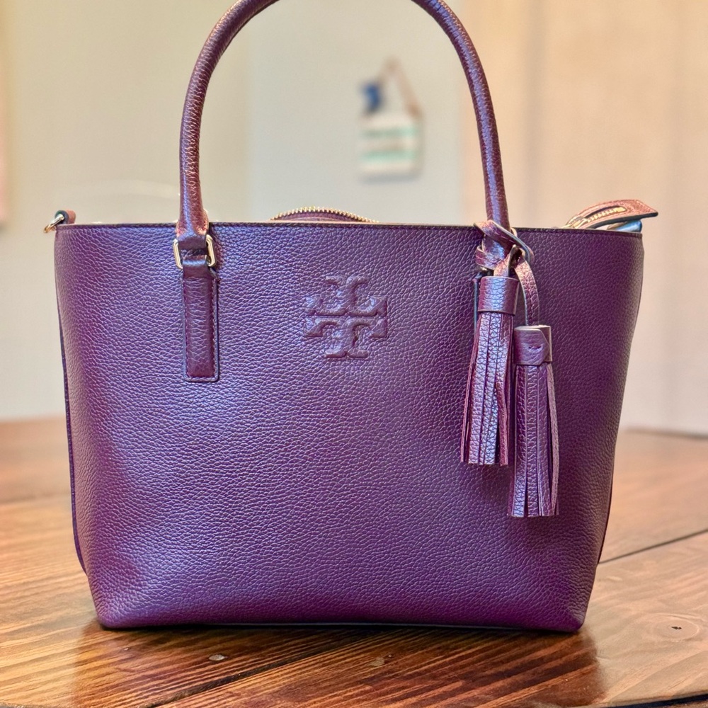 Tory Burch Tote with Embossed Logo